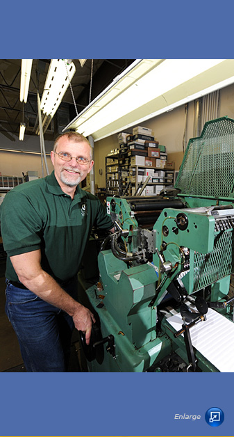 Mitch Nearing with Halm Jet Press