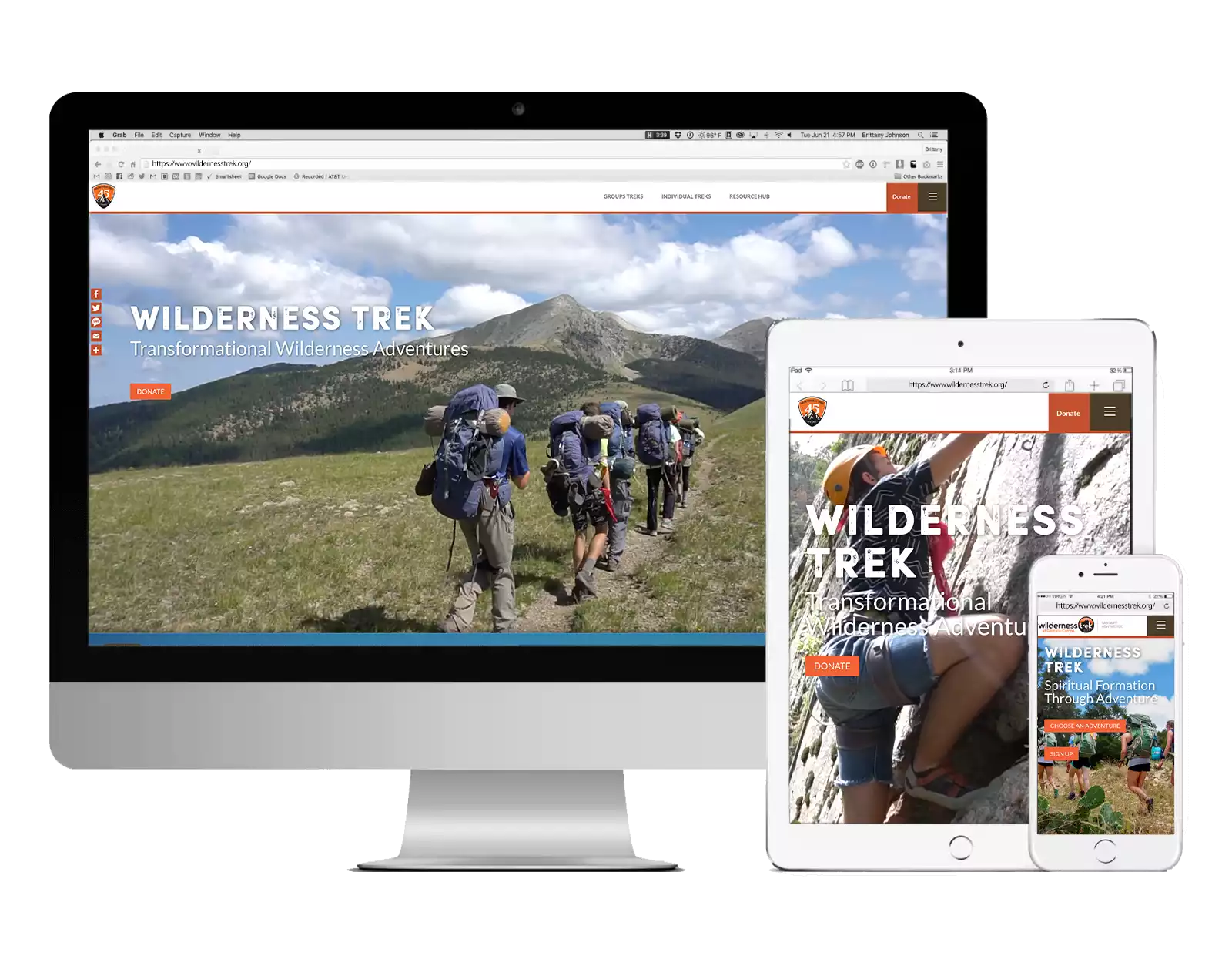 Wilderness Trek Website