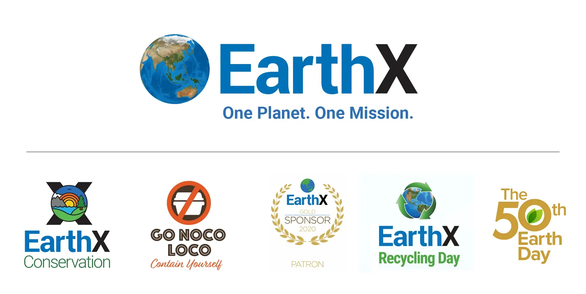 EarthX Change Happens Here Logo EarthX Brand Development