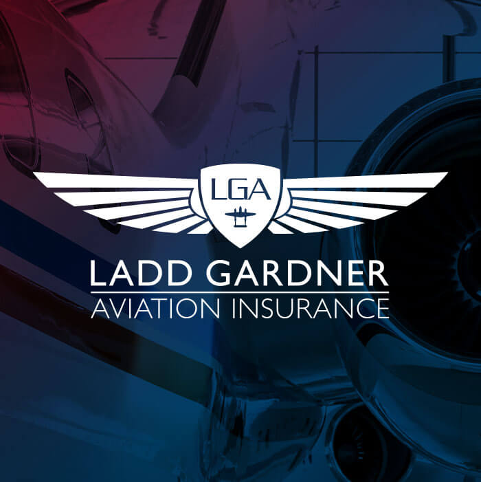 Ladd Gardner Aviation Insurance  Design Holmes Millet Advertising
